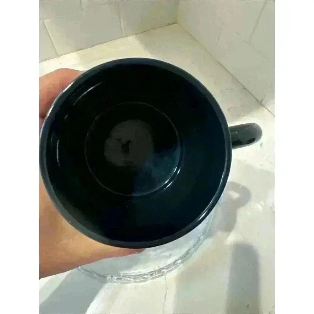 Starbucks Royal Blue Floral 2021 Coffee Mug Cup 12 Oz Ceramic Collectible